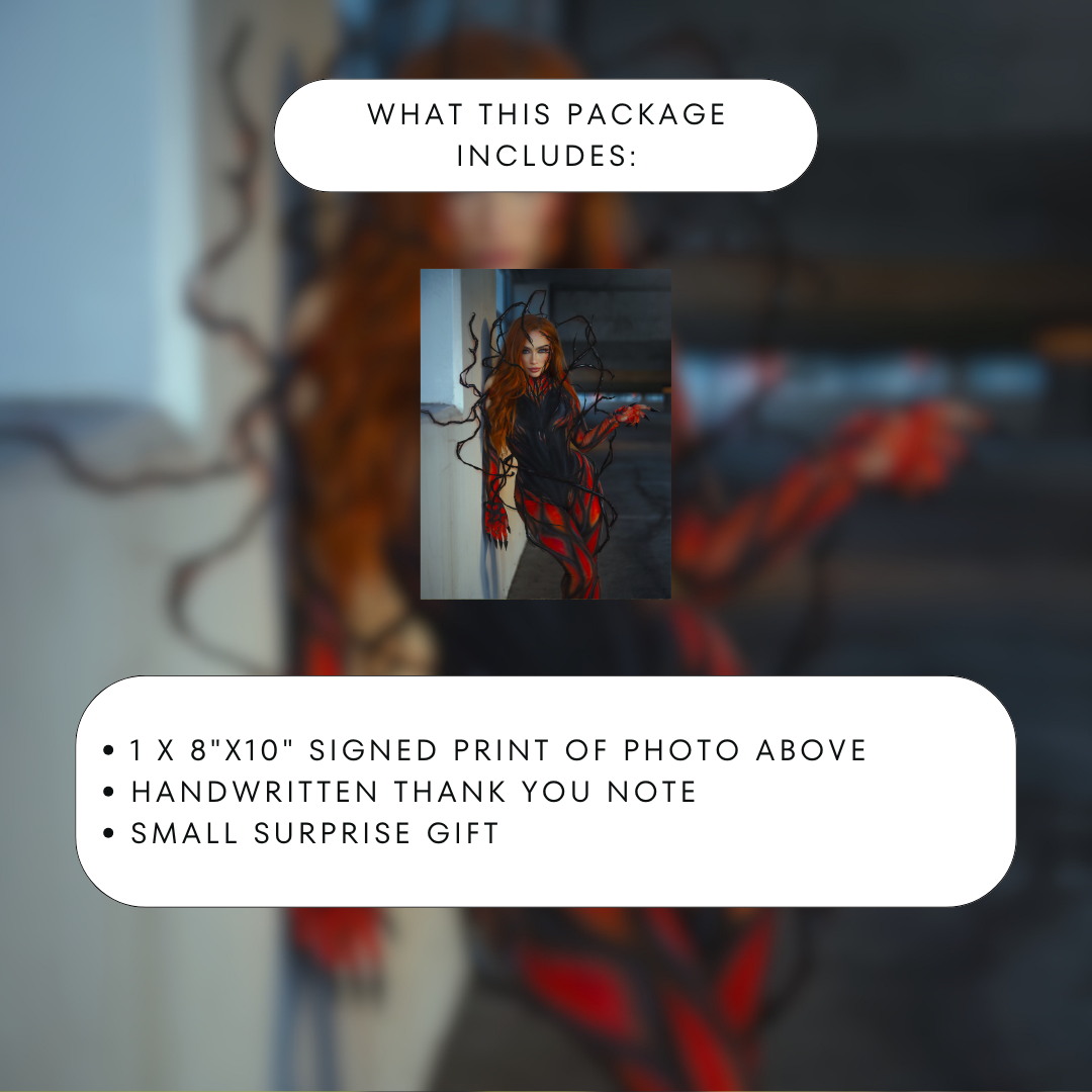 Crimson Symbiote Print