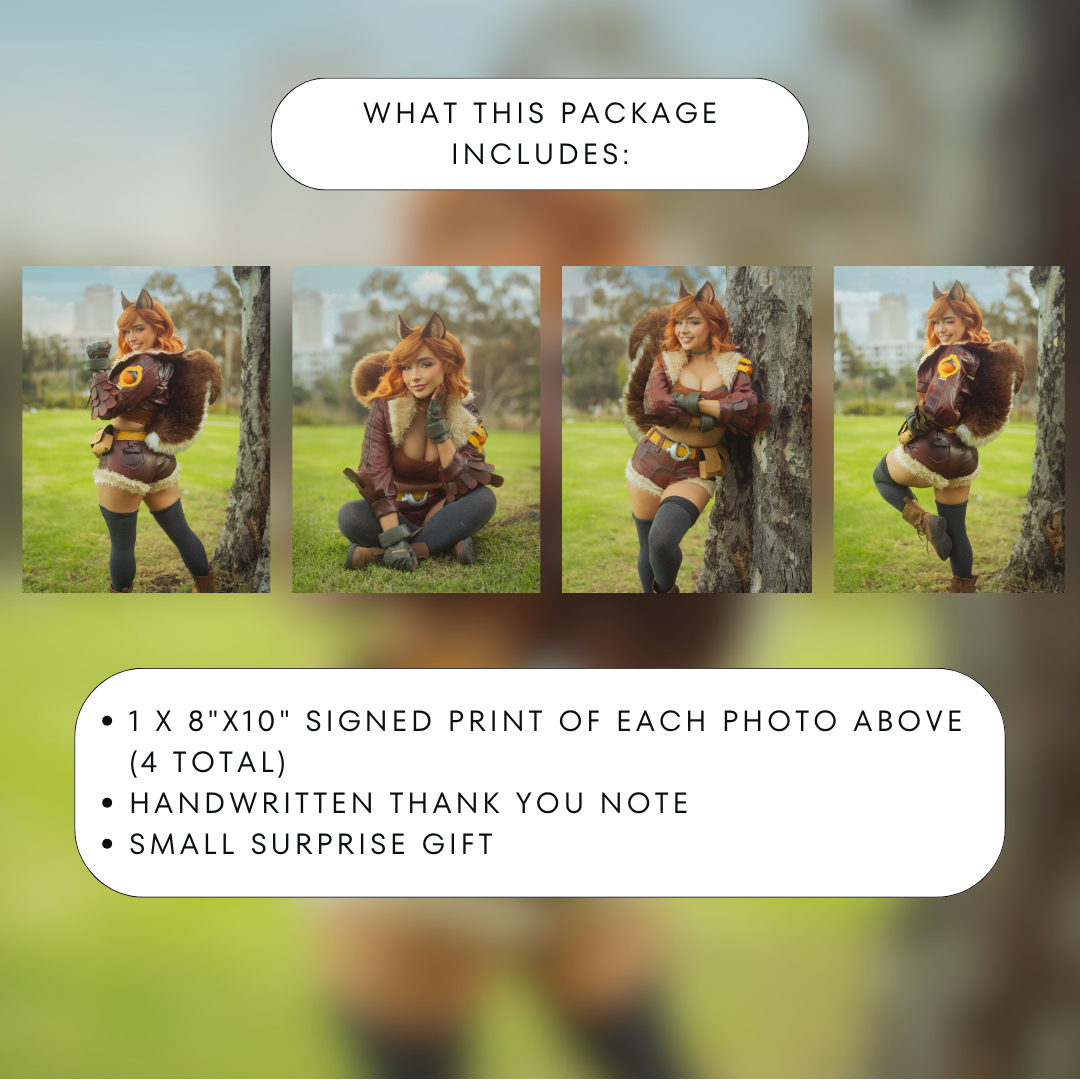 Squirrely Print Package