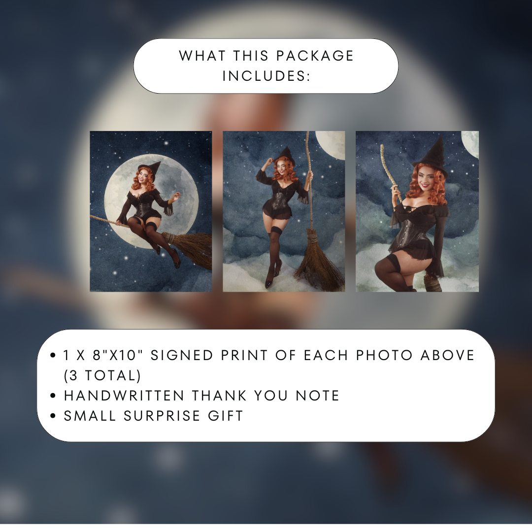 Pinup Witch Print Package