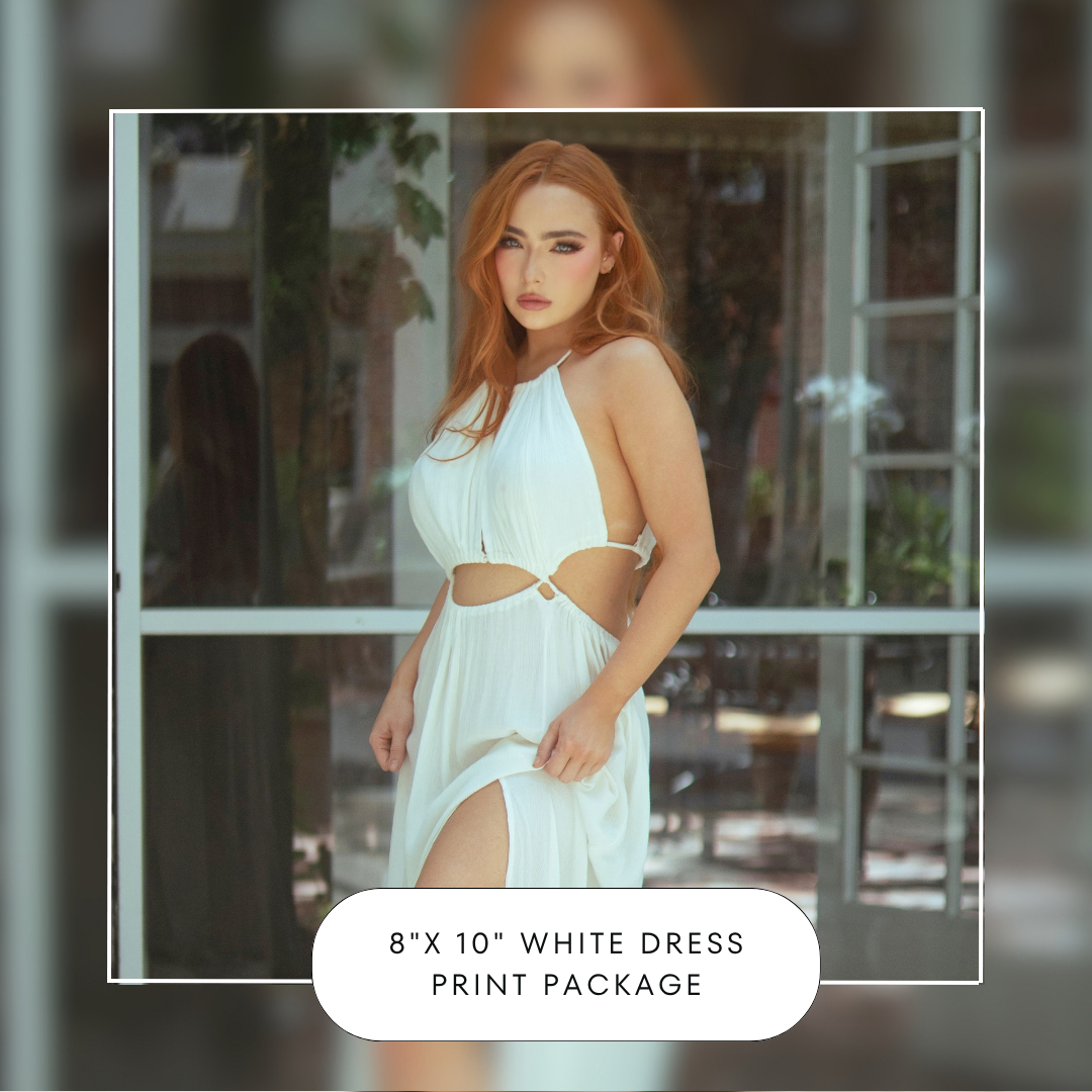 My White Dress Print Package