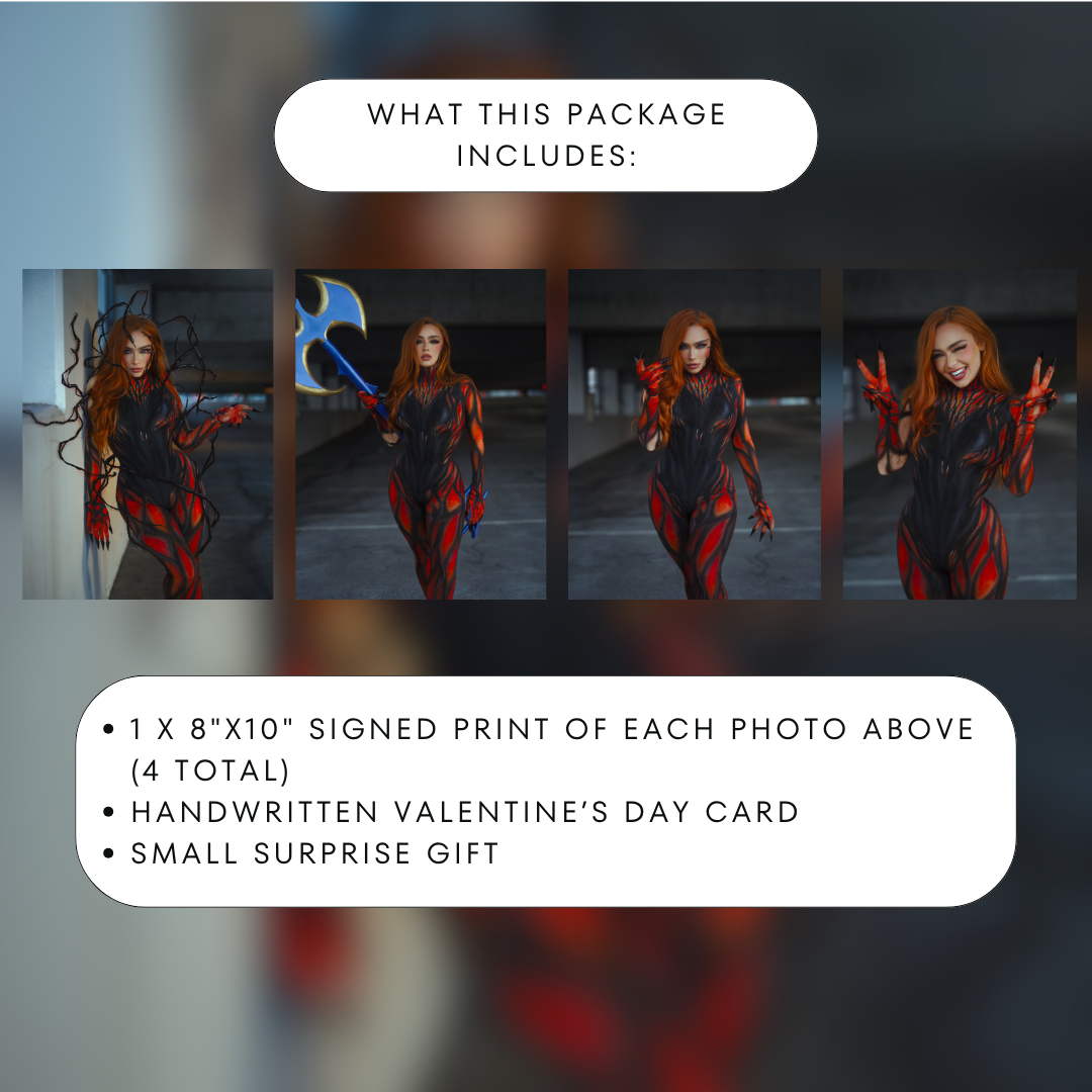 Crimson Symbiote Print Package
