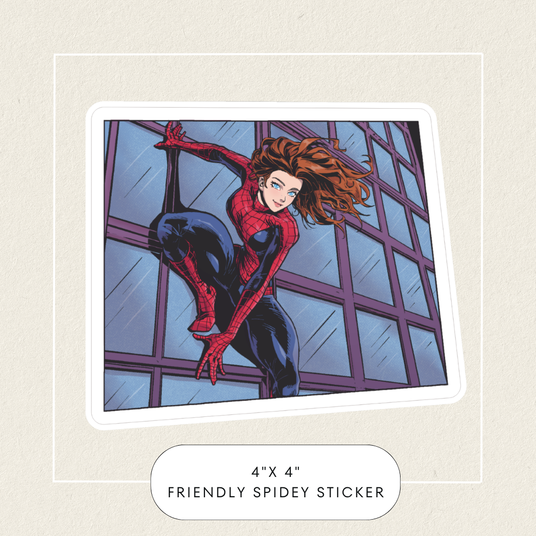 Sticker Friendly Spider