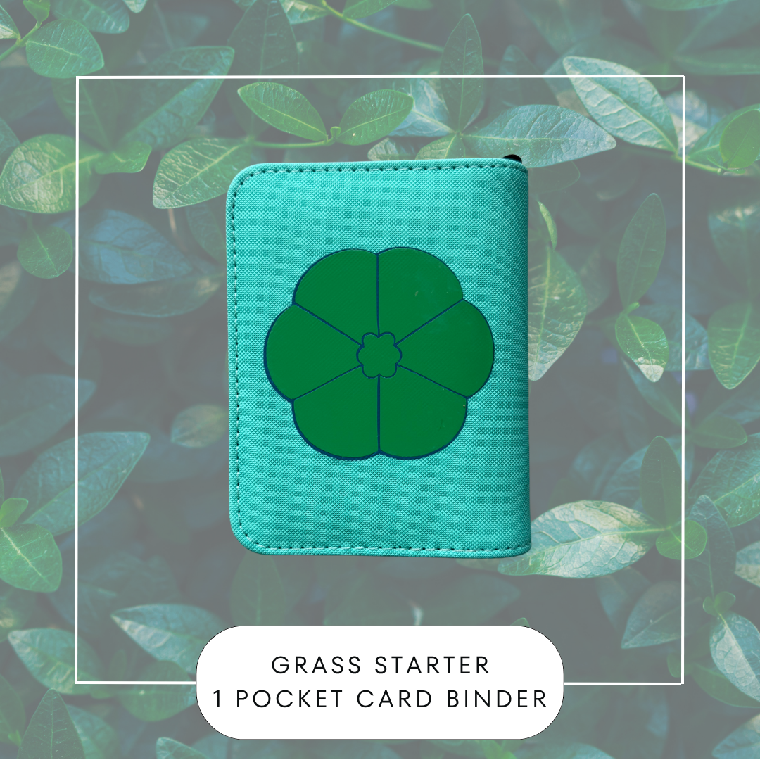 Grass Starter 1 Pocket Card Binder
