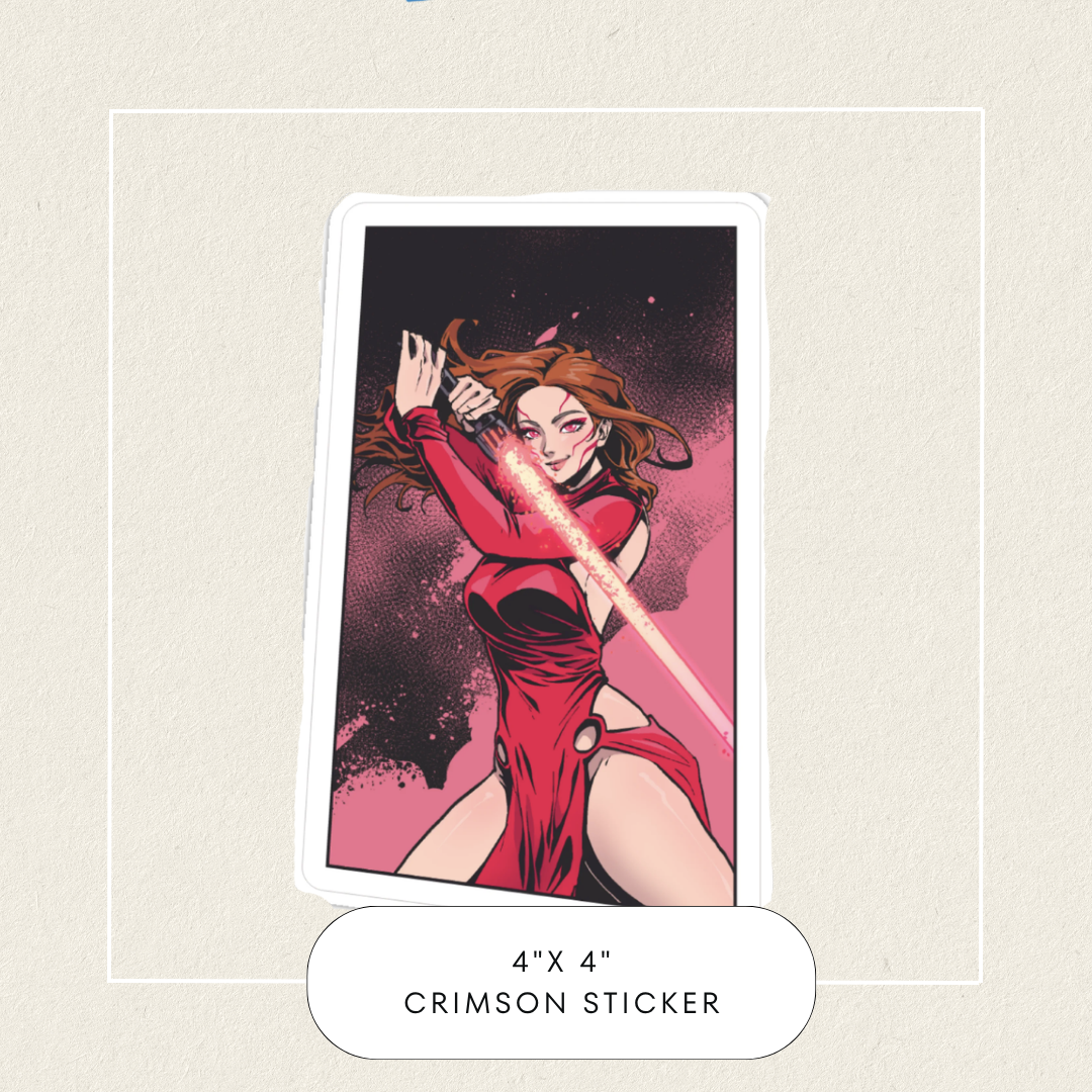 Sticker Crimson