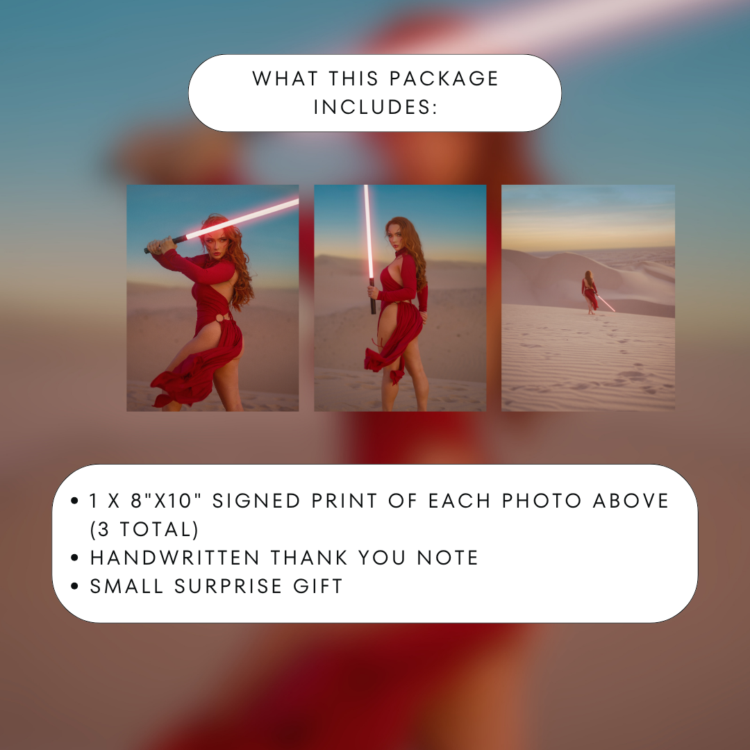 Crimson Dunes Print Package