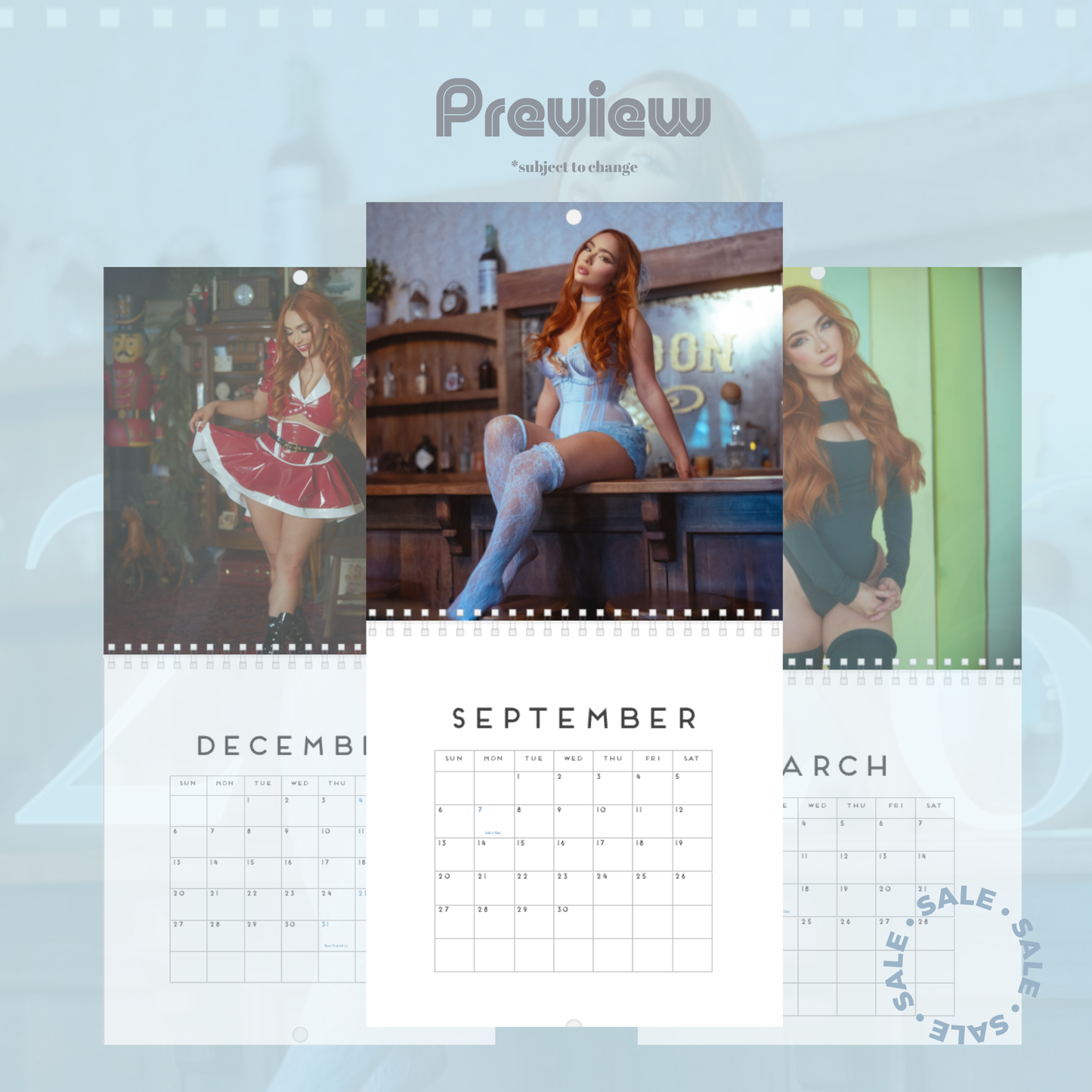 2026 Portrait Calendar