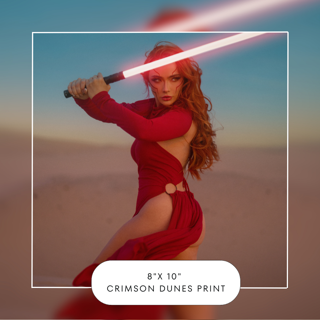 Crimson Dunes Print